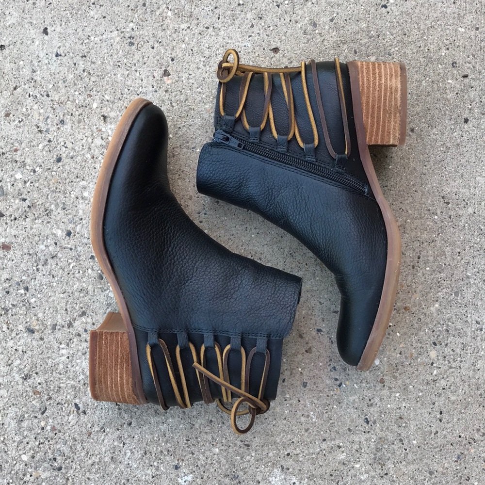 Black Korks Booties